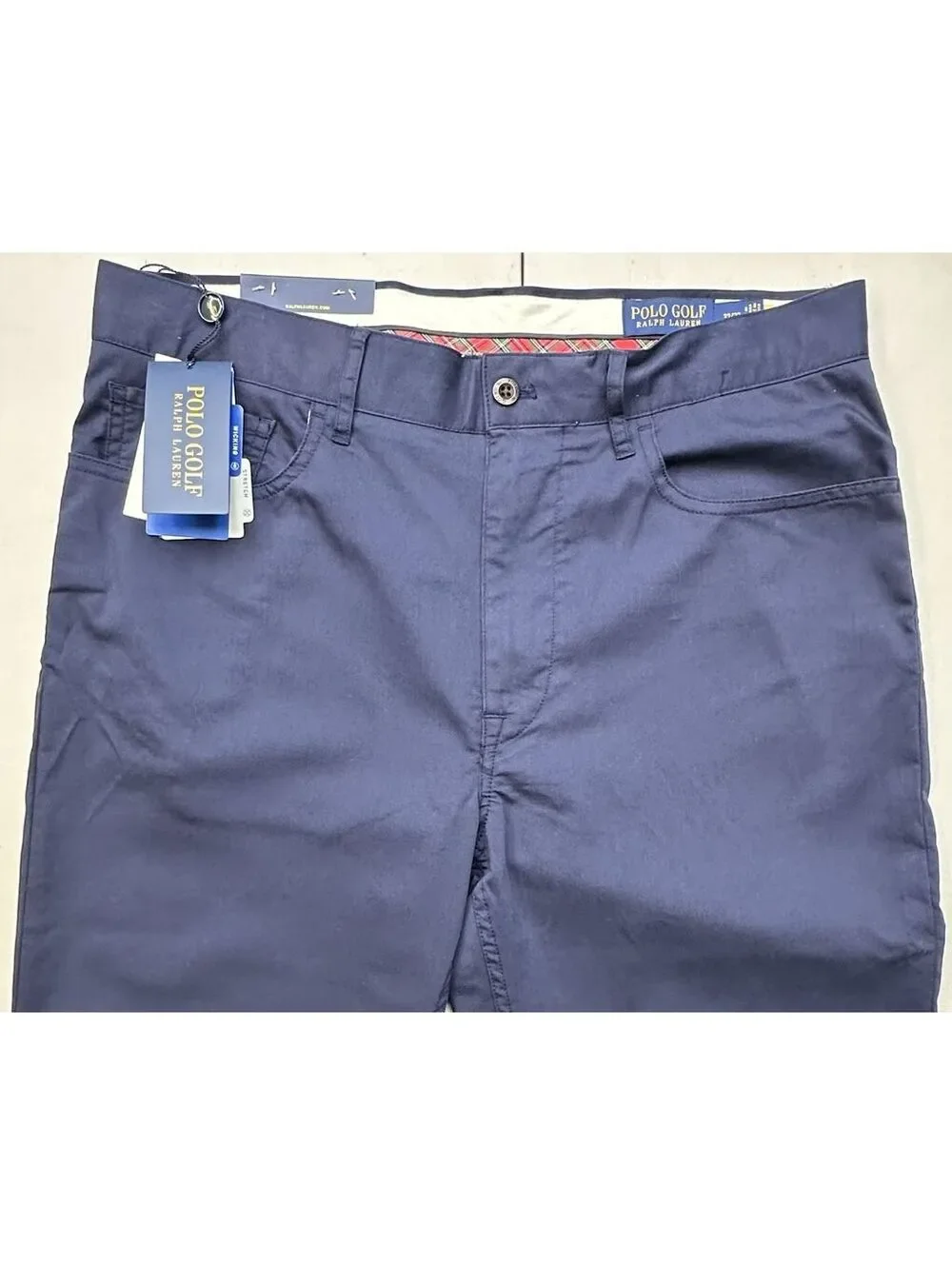 NWT Polo Golf Ralph Lauren Men’s 32x32 Navy Tailored Fit Stretch Golf Pants